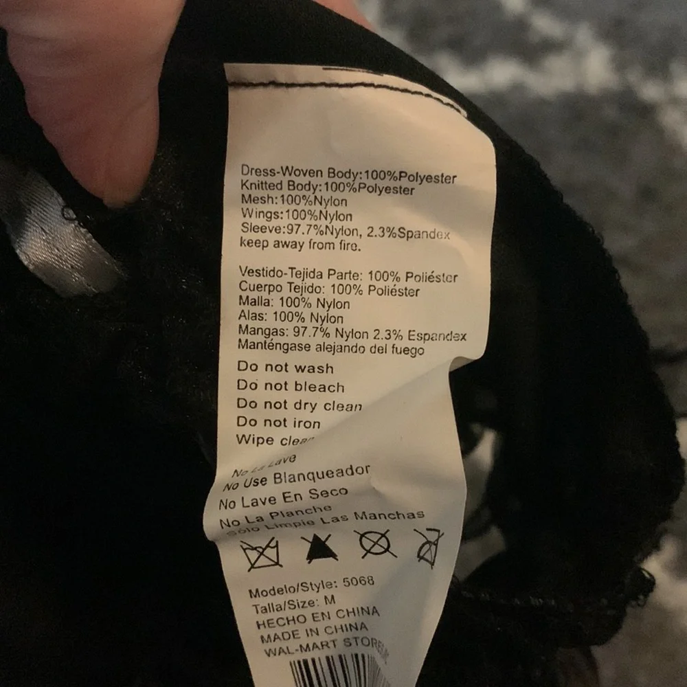 Gothic angel costume size M comes with halo and wings - Picture 6 of 8